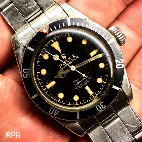 rolex submariner 6536 red triangle|rolex submariner 6538 big crown.